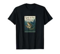 Leyendo Sirena perdida en la marea de un buen océano de libros Camiseta