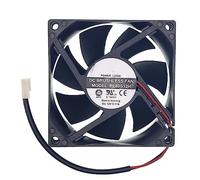 LEYEYDOJX Nuevo ventilador de refrigeración para PL80S12H DC 12V 0.17A 2-Wire Tamaño: 80x80x25mm.