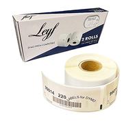 Leyf 2 x ROLLEN Dymo Label 99014 54 mm x 101 mm Impresora térmica 220 Etiquetas 100% compatible con Dymo - Seiko