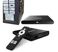 LEYF 4K Android TV Box Original Licensed by Google LLC and Netflix, Disney, Prime Video WiFi, Type-C, HDMI 2.1, USB 3.0, Ethernet, MicroSD/Smart TV, Chromecast, Youtube