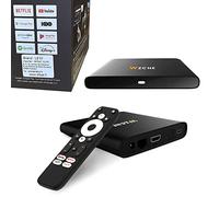 Leyf 4K Android TV Box Original Licensed by Google LLC and Netflix, Disney, Prime Video WiFi, Type-C, HDMI 2.1, USB 3.0, Ethernet, MicroSD/Smart TV, Chromecast, Youtube
