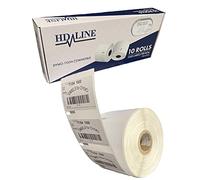LEYF Etiquetas Dymo para Labelwriter 11354-Paquete de 10 rollo de etiquetas x1000 piezas por rollo=10000 etiquetas,autoadhesivas, 57X32mm, 10X11354