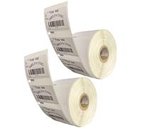 LEYF Etiquetas Dymo para Labelwriter 11354 -Paquete de 2 rollo de etiquetas x 1000 piezas por rollo=2000 etiquetas,autoadhesivas, 57X32mm, 2X11354