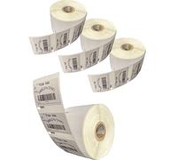 LEYF Etiquetas Dymo para Labelwriter - Paquete de 4 rollo de etiquetas x 1000 piezas por rollo, autoadhesivas,compatibles con Dymo Labelwriter y las impresoras de etiquetas Seiko,57X32mm, 4X11354