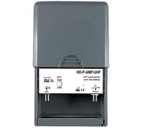 LEYF Preamplificador TV/ganancia ajustable 15-38 dB/Amplificador Antena TV/Amplificador para TDT HD Señal UHF 470-790MHz