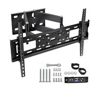 Leyf Soporte de Pared para TV Ajustable, inclinable y Giratorio - Soporte de TV para televisores y monitores Planos curvados - VESA 400x600 MAX (32''-75'')- 50kg MAX - Soporte de TV Inclinado,