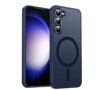 LeYi Funda compatible con Samsung Galaxy S23 Plus: funda Samsung S23 Plus [ajuste Mag-Safe] piel mate translúcida suave al tacto y protección de cuerpo completo para teléfono celular S 23 Plus, color