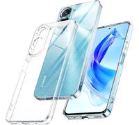 LeYi Funda para Honor 90 Lite 5G, Cristal Clear Case Flexible Slim Suave TPU Silicona Caso Delgada, No Amarillea Antiarañazos Carcasa Anti-Choque Cover, Transparente