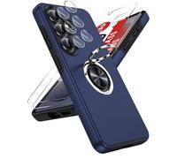 LeYi Funda para Samsung Galaxy S26 5G con 2×Protector Pantalla Carcasa, TPU y PC 256gb Movil Case Blindada Protección Antigolpes Fundas 360 Soporte Metálico Invisible Capa S 26 5 G,Azul