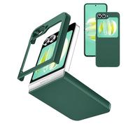 LeYi Funda para Samsung Z-Flip 6: funda para Galaxy ZFlip 6, ajuste firme, soporte de policarbonato duro, carga inalámbrica, cubierta de cuerpo completo, antiarañazos, a prueba de golpes, funda