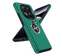 LeYi Funda para Xiaomi Redmi Note 14 Pro 4G 5G/Note Pro Plus 5 G Movil Carcasa,Cover Anillo Giratorio 360 Ring Metal,TPU Antigolpes Case,Capa con Esquinero PC Rigida Protector,Verde
