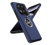 LeYi Funda para Xiaomi Redmi Note 14 Pro 4G 5G/Note Pro Plus 5 G Movil Carcasa,Cover Anillo Giratorio 360 Ring Metal,TPU Antigolpes Case,Capa con Esquinero PC Rigida Protector,Azul