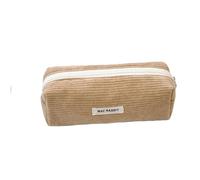 LEYILE Estuche de lápices de pana de gran capacidad, estuche de lápices, estuche de maquillaje, útiles escolares y de oficina para estudiantes, b, 19 x 6 x 7 cm, Minimalist