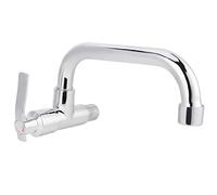 Leylor Grifo Pared Agua Fría G1/2in Cuerpo Latón para Fregadero Cocina, Montado Pared, Uso Doméstico (Type A 25cm)