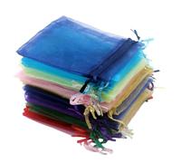 Leylve 100 bolsas de organza de 7 x 9 cm, para peladillas de comunión, bomboneras, peladillas de boda, lavanda, para bomboneras, bautizos, fiestas de festivales (bolsa)