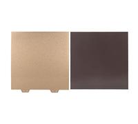 LEYT Placa de Construcción de Impresora 3D, Operación Simple Resistencia Al Calor Hoja de Pei Oro Flexible Fácil Extracción para Impresión (Placa de Acero con Adhesivo magnético)