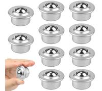 LEZED 10 Piezas Brida De Transferencia, Unidad De Transferencia De Bola Rodamientos, para Sistemas De Entrega, Sistemas De Alimentación, Sistemas De Procesamiento y Similares(Soporte De Carga De 15Kg)