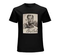 LEZHONGQIU Bing Crosby Lean Pipe Signature Natural S/S Music Men's T-Shirt Unisex Black Men Tees 3XL