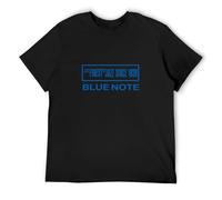 LEZHONGQIU Blue Note Jazz Music Men's T-Shirt Unisex Black Men Tees XL