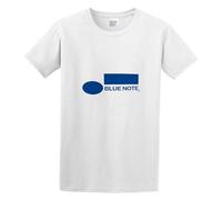 LEZHONGQIU Blue Note Records Logo Jazz Men's T-Shirt Unisex White Men Tees XL