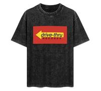 LEZHONGQIU Drive Thru Records Essential Men's T-Shirt Unisex White Men Tees XL