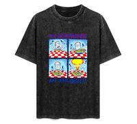 LEZHONGQIU Eat Your Paisley The Dead Milkmen Band Men's T-Shirt Unisex White Men Tees M