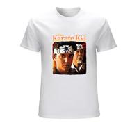 LEZHONGQIU Karate Movie Danial-San & Mr Miyagi Sunset Men's T-Shirt Unisex White Men Tees S