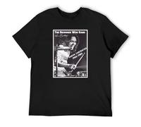 LEZHONGQIU Karen Carpenter The Drummer Who Sang Men's T-Shirt Unisex Black Men Tees M