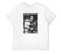 LEZHONGQIU Karen Carpenter The Drummer Who Sang Men's T-Shirt Unisex White Men Tees M