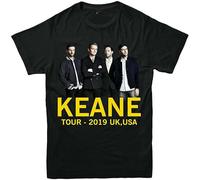 LEZHONGQIU Keane UK Tour Music Band Men's T-Shirt Unisex Black Men Tees XXL