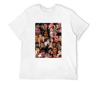 LEZHONGQIU Kendall Jenner Kylie Khloe Kourtney Caitlyn Kardashian Trisha Paytas Kris Men's T-Shirt Unisex White Men Tees S