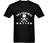 LEZHONGQIU Kenny Chesney No Shoes Nation Men's T-Shirt Unisex Black Men Tees S