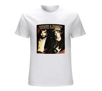 LEZHONGQIU Kenny Loggins and Jim Messina Concert 1976 Men's T-Shirt Unisex White Men Tees M