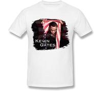 LEZHONGQIU Kevin Gate with Flag Men's T-Shirt Unisex White Men Tees S
