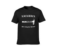 LEZHONGQIU Kickback Paris Negative Hardcore Hammer Violence Nietzsche Hatred Not Your Men's T-Shirt Unisex Black Men Tees 3XL