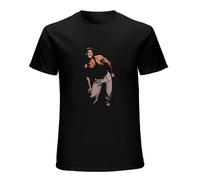 LEZHONGQIU Kickboxer Movie Jean Claude Van Damme Dance Scene Men's T-Shirt Unisex Black Men Tees 3XL