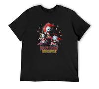 LEZHONGQIU Killer Klowns from Outer Space Killer Klowns Men's T-Shirt Unisex Black Men Tees M