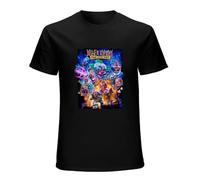 LEZHONGQIU Killer Klowns from Outer Space Men's T-Shirt Unisex Black Men Tees S