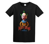 LEZHONGQIU Killer Klowns from Outer Space Men's T-Shirt Unisex Black Men Tees XL