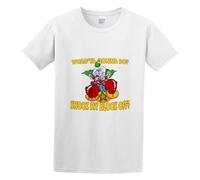 LEZHONGQIU Killer Klowns Whad'Ya Gonna Do? Knock My Block Off? Men's T-Shirt Unisex White Men Tees S