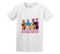 LEZHONGQIU Killer Klowns What'Re Ya Gonna Do? Men's T-Shirt Unisex White Men Tees L