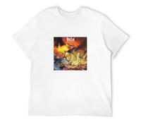 LEZHONGQIU Meatloaf Bat out of Hell 3 Cover Men's T-Shirt Unisex White Men Tees XXL