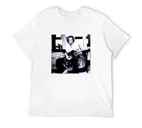 LEZHONGQIU Merle Haggard Country Legend Retro Men's T-Shirt Unisex White Men Tees 3XL