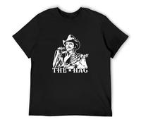 LEZHONGQIU Merle Haggard Hag Vintage Country Music Outlaw Men's T-Shirt Unisex Black Men Tees 3XL