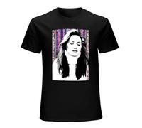 LEZHONGQIU Meryl Streep is More Hip Than You Men's T-Shirt Unisex Black Men Tees M