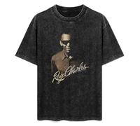 LEZHONGQIU Ray Charles The Deep Men's T-Shirt Unisex Black Men Tees XXL