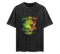 LEZHONGQIU Reel Big Fish Everything Sucks Men's T-Shirt Unisex Black Men Tees XL