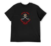 LEZHONGQIU Royal Army Physical Training Corps Men's T-Shirt Unisex Black Men Tees XXL