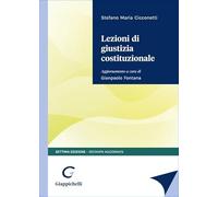 Lezioni di giustizia costituzionale