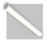 LEZOE LED Plafoniera impermeable IP66 60 cm, 15 W 2100 lúmenes (140 Lm/W) LED Tubo Damp Proof, Lampada Stoccaggio 4000 K Bagno, stanza umida, magazzino, cantina, garaje, officina, cucina, ufficio